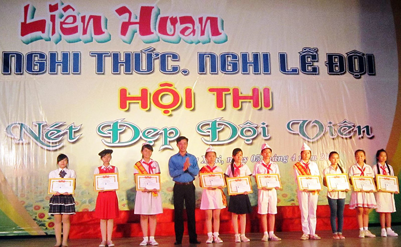 200 đội viên thi nghi thức, nghi lễ Đội cấp tỉnh