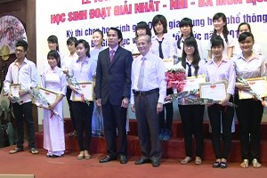 Tuyên dương hơn 200 học sinh đoạt giải quốc gia môn lịch sử