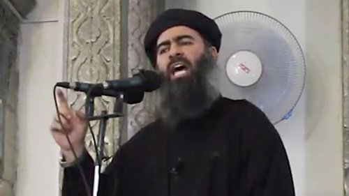 Một trong những tấm ảnh hiếm hoi của al-Baghdadi - Ảnh: Press TV