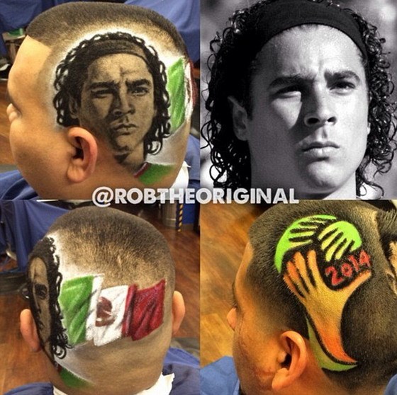 Sốt thời trang tóc kiểu khắc họa thần tượng tại World Cup 2014 - ảnh 4
