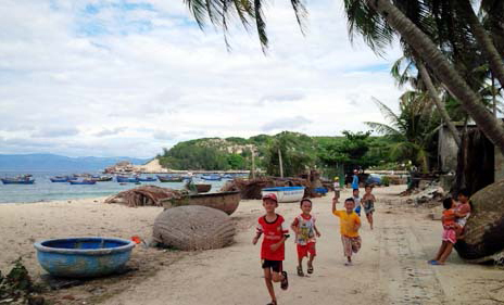 Màu xanh trên đảo Cù Lao Xanh