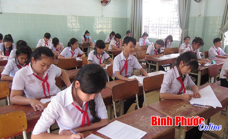 258 thí sinh tham dự kỳ thi chọn học sinh giỏi thị xã Đồng Xoài năm học 2015