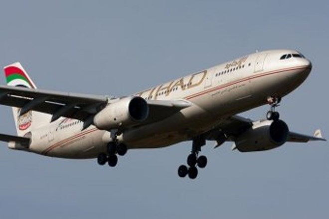 Máy bay của Hãng hàng không Etihad của UAE