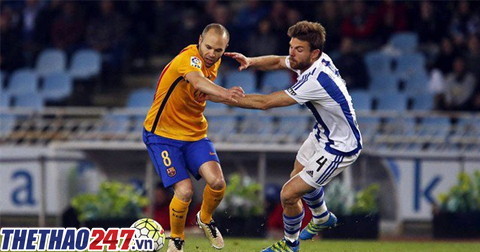 Kết quả Real Sociedad 1-0 Barca: Bất ngờ Kết quả Real Sociedad 1-0 Barca, Tỉ số Real Sociedad 1-0 Barca, Video bàn thắng Real Sociedad 1-0 Barca