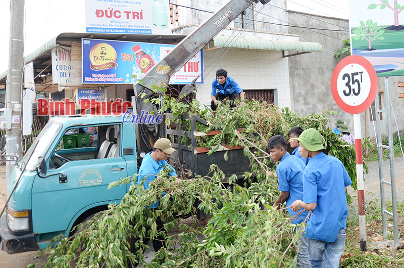 Bình Long phát động hè tình nguyện Hoa phượng đỏ năm 2016