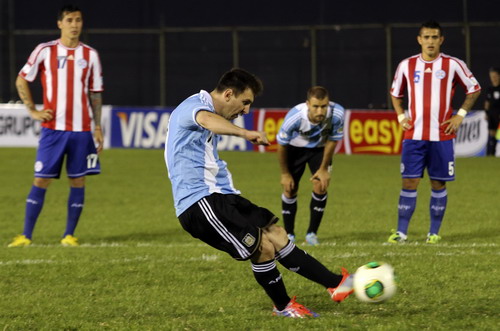 Messi lập cú đúp đưa Argentina đến World Cup 2014