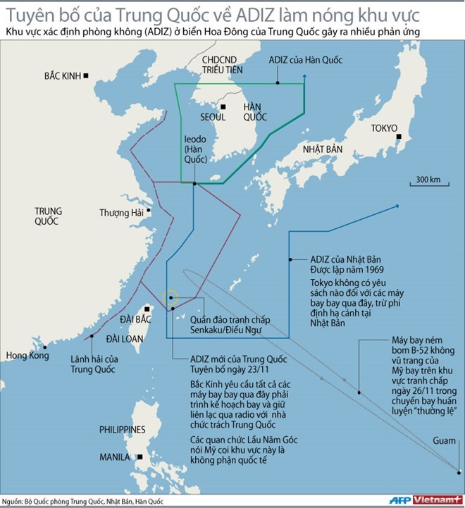 "Trung Quốc chưa tính toán kỹ khi thiết lập ADIZ"