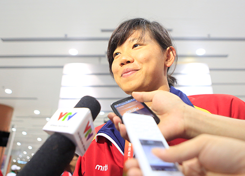 Kình ngư Ánh Viên cho biết: "Tôi rất vui mừng khi tham dự kỳ SEA Games này và hy vọng sẽ giành được nhiều HC vàng về cho thể thao nước nhà".