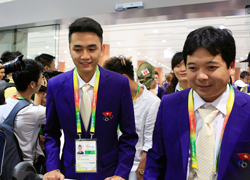 Thanh T&ugrave;ng (tr&aacute;i), niềm hy vọng ở m&ocirc;n whusu.