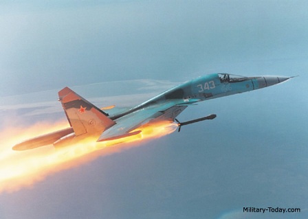 Su-34 là loại máy bay ném bom tấn công tiền tiêu tiên tiến hai chỗ ngồi được chế tạo để thay thế Su-24.