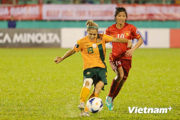 Katrina Gorry ghi bàn ấn định tỷ số 2-0 sau một pha đột phá và dứt điểm tuyệt vời ngoài vòng cấm