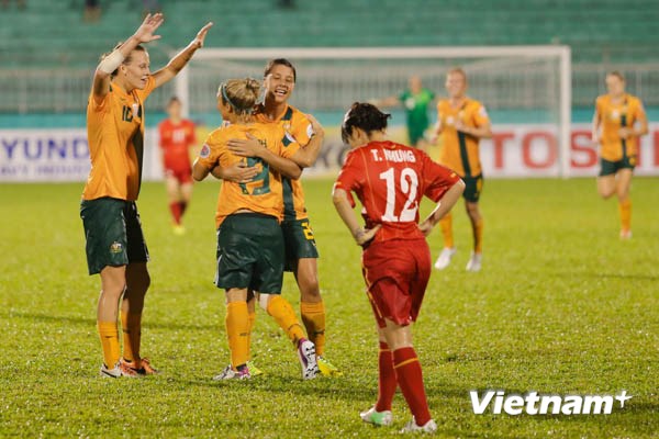 Thất bại 0-2 trước đội đương kim vô địch châu Á dường như là là kết quả chấp nhận được với tuyển nữ Việt Nam