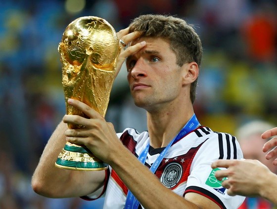 Thomas Mueller đã có 5 bàn thắng cho tuyển Đức tại World Cup 2014