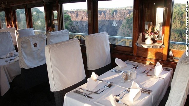 Nhà hàng này hứa hẹn là một điểm đến giúp du khách có được trải nghiệm đáng nhớ. Du khách đến đây sẽ được ngồi ăn trong các toa xe lửa cũ. Hành trình bắt đầu từ Victoria Falls và kết thúc tại trung tâm Vườn quốc gia Zambezi.