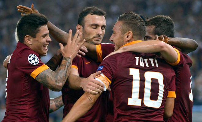 AS Roma
đang thi đấu thăng hoa trong giai đoạn khởi đầu mùa giải 2014-15