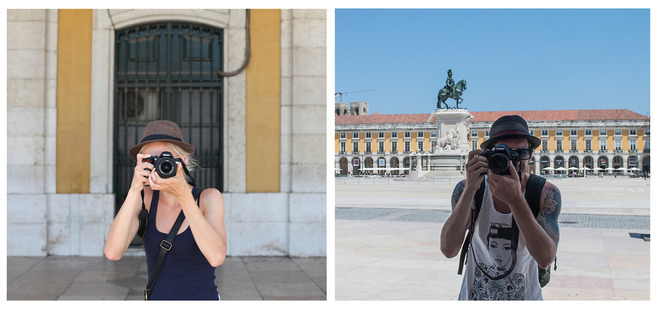 Đến Lisbon, Bồ Đào Nha, dường như khoảng cách chỉ là ống kính.