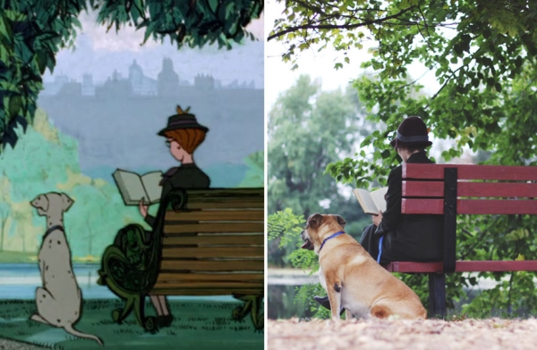 C&ocirc; n&agrave;ng mọt s&aacute;ch v&agrave; con ch&oacute; của m&igrave;nh 