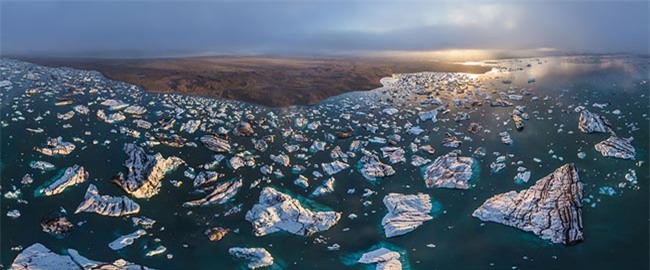 Đầm phá sông băng Jokulsarlon Glacial Lagoon, Iceland