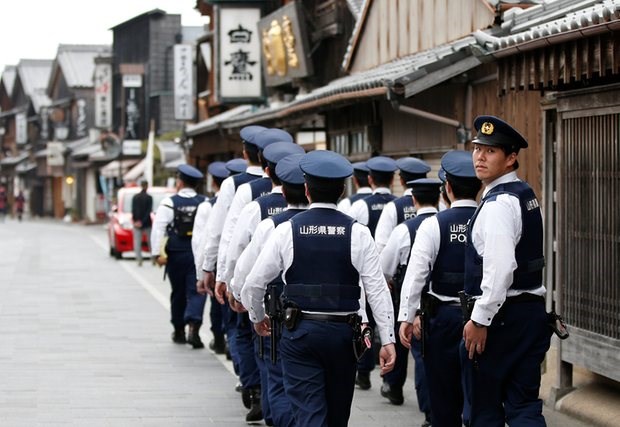 Cảnh sát được triển khai bảo vệ an ninh nghiêm ngặt (Nguồn: Reuters) (Nguồn: AFP/Getty)