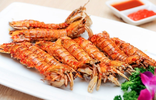 Image result for mantis shrimp dish