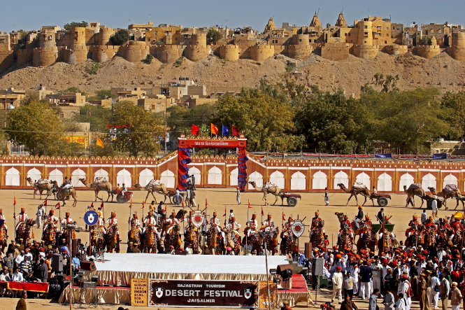 ​Sắc m&agrave;u văn h&oacute;a ở Jaisalmer 