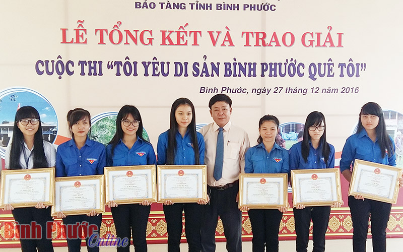 Trao 20 giải “Tôi yêu di sản Bình Phước quê tôi”