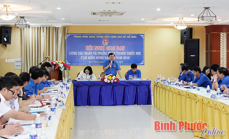 Anh Nguyễn Anh Tuấn, Bí thư Trung ương Đoàn phát biểu tại buổi làm việc