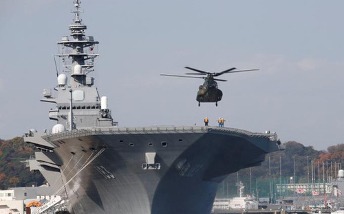 Chiến hạm lớn nhất của Nhật có thể sắp đi qua biển Đông