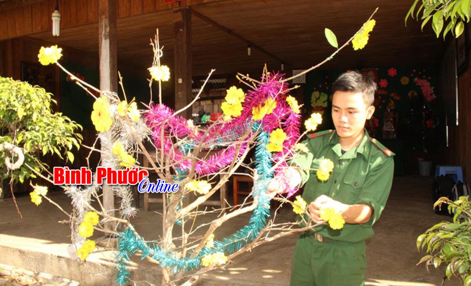 V&agrave; gắn hoa giả cho c&oacute; kh&ocirc;ng kh&iacute; xu&acirc;n