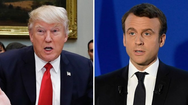 Washington Post: Khác biệt chính trị giữa ông Trump và Macron