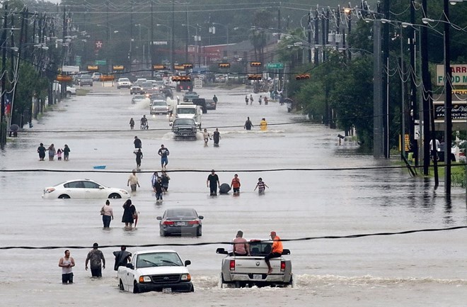 Bão Harvey lọt vào tốp 5 trận bão tệ hại nhất trong lịch sử nước Mỹ