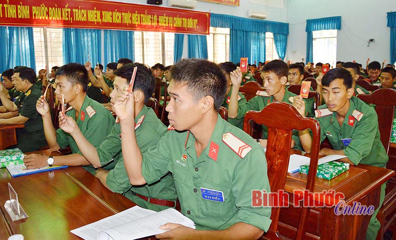 Đại hội đại biểu Đoàn thanh niên Bộ CHQS tỉnh, Công ty cao su Bình Long