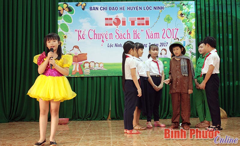 Lộc Ninh với hội thi “Kể chuyện sách hè”