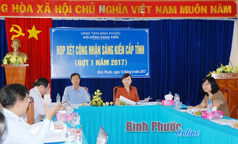 Công nhận 27 sáng kiến cấp tỉnh