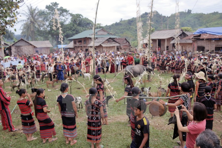 Quang cảnh lễ hội Ari&ecirc;uping. (Ảnh: Thanh Thủy/TTXVN)