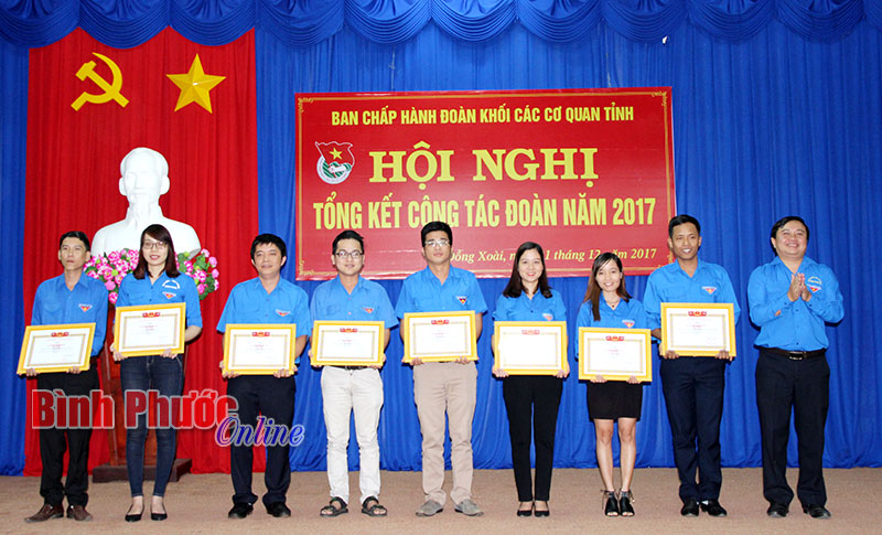 41/53 cơ sở Đoàn Khối các cơ quan tỉnh xếp loại vững mạnh