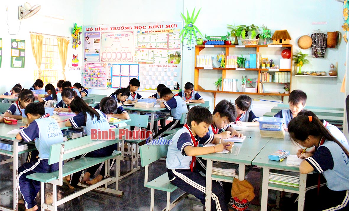 Tiểu học Long Hà A duy trì mô hình trường học mới