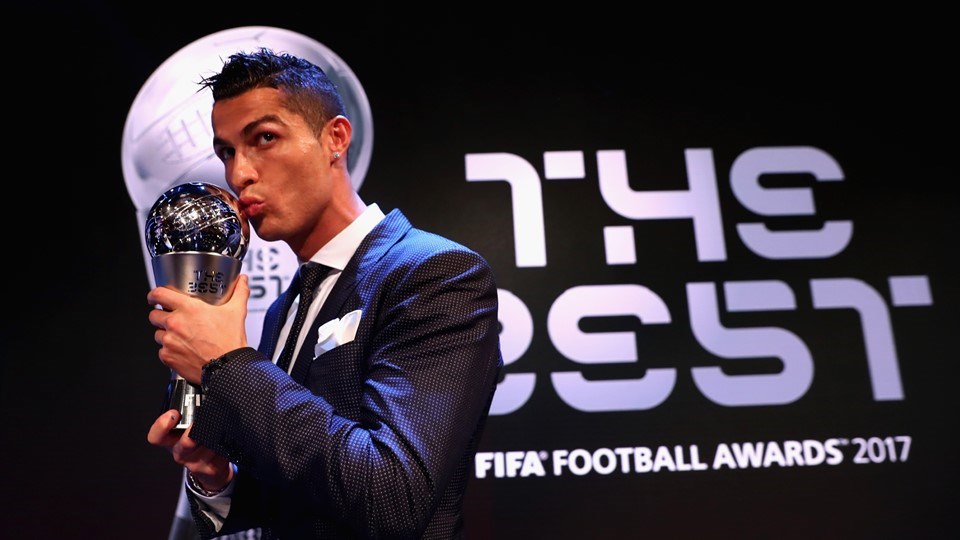 Cristiano Ronaldo - Cầu thủ nam xuất sắc nhất FIFA. (Nguồn: Getty Images)