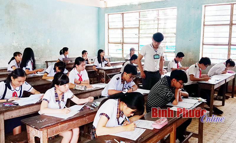 Chơn Thành: Gần 100 em thi học sinh giỏi lớp 9 cấp tỉnh