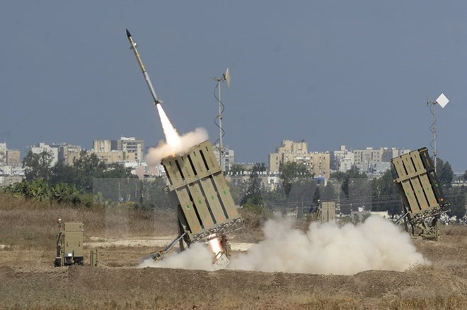 Israel đánh chặn thành công nhiều rocket phóng từ Dải Gaza