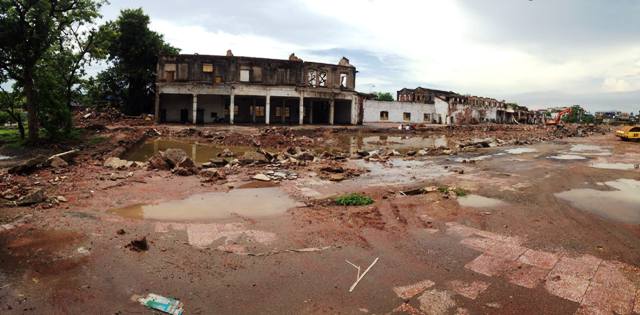 Nhà máy dệt Nam Định đang được phá bỏ