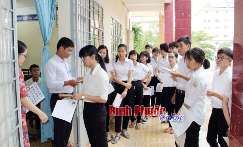 Bình Phước xếp thứ 27 điểm thi THPT quốc gia