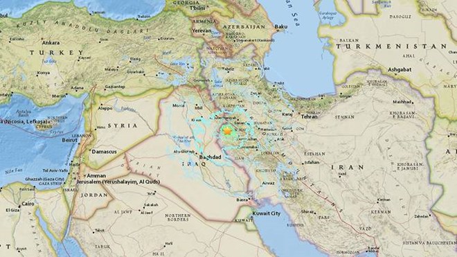 Động đất mạnh tại Iran, rung chấn lan đến tận thủ Baghdad