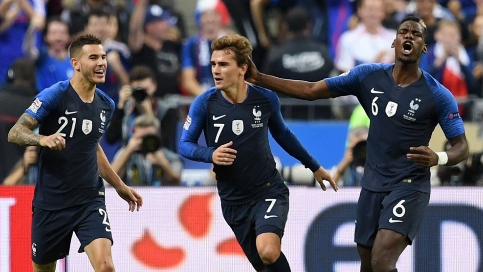 Đội tuyển Pháp đã khiến Đức phải nhận thêm 'trái đắng' khi có chiến thắng 2-1 trên sân nhà Stade de France ở trận cầu tâm điểm tại Nations League.