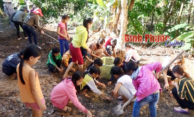 Học Bác với công trình “Vườn rau cho em”