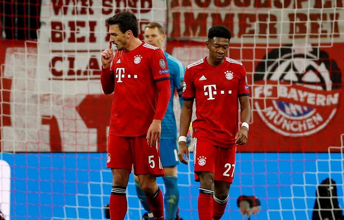 Bayerrn Munich chia tay Champions League. (Nguồn: Reuters)