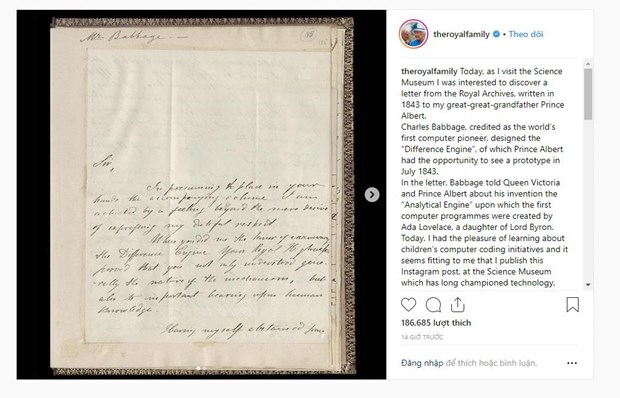 Nu hoang Anh Elizabeth II lan dau tien chia se anh tren Instagram hinh anh 1