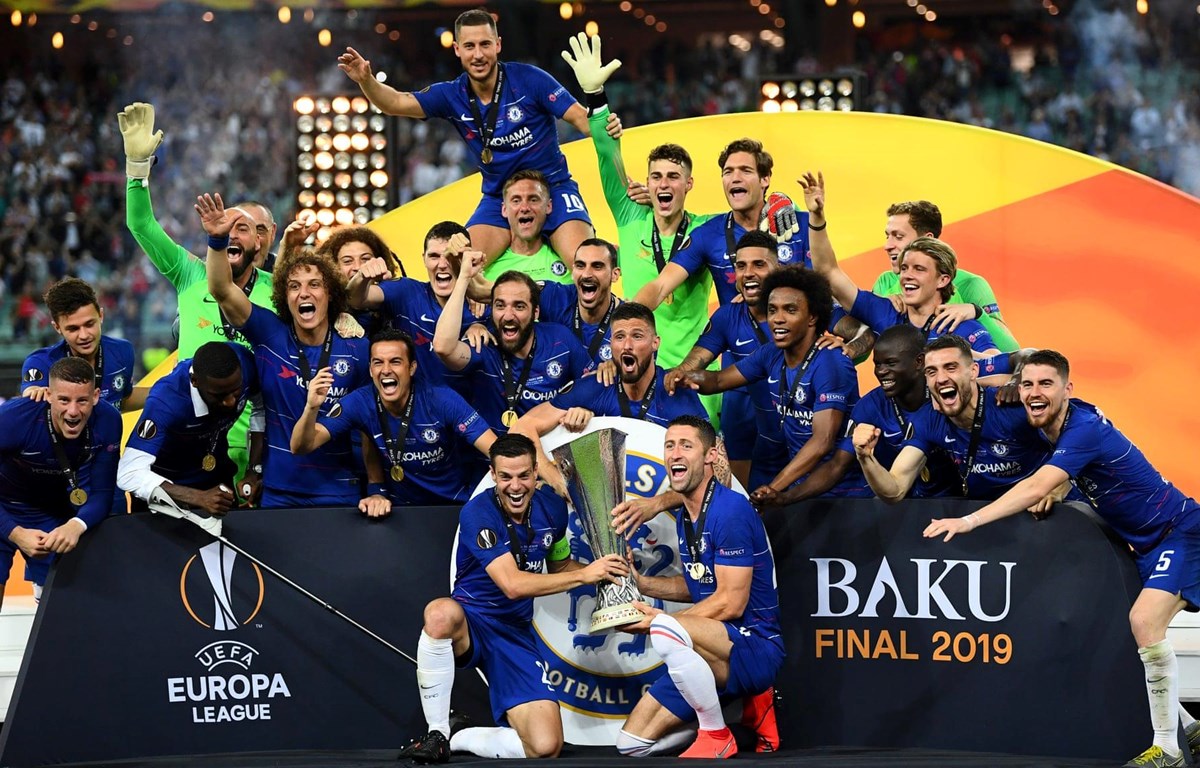 Chelsea vô địch Europa League 2018-19. (Nguồn Getty Images)