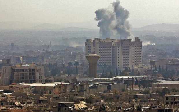 Syria: No kho dan o thu do Damascus, 8 binh sy chinh phu bi thuong hinh anh 1