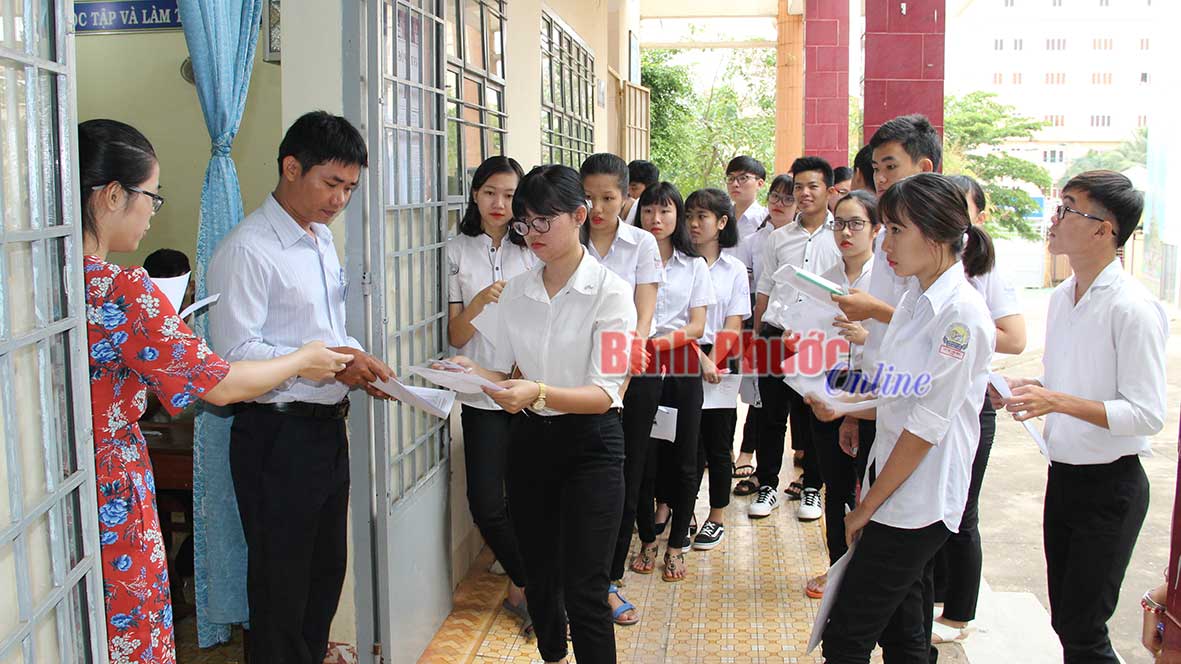 Trên 9.500 sĩ tử Bình Phước bước vào kỳ thi THPT quốc gia 2019